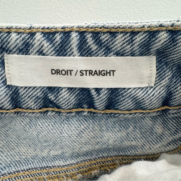 Dynamite Light Blue Distressed Women Jeans - Picture 6 of 7